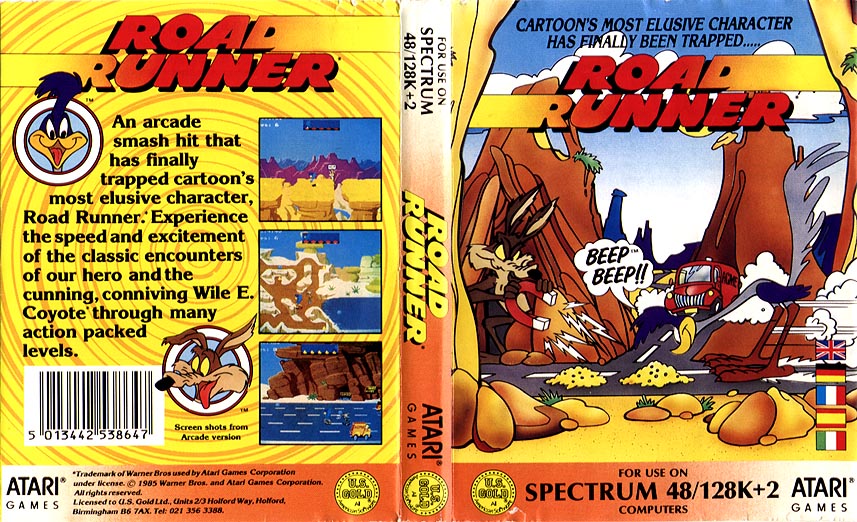 ZX Spectrum Games Road Runner Kazetov Ob lka ZX Spectrum Games Road Runner Kazetov Ob lka
